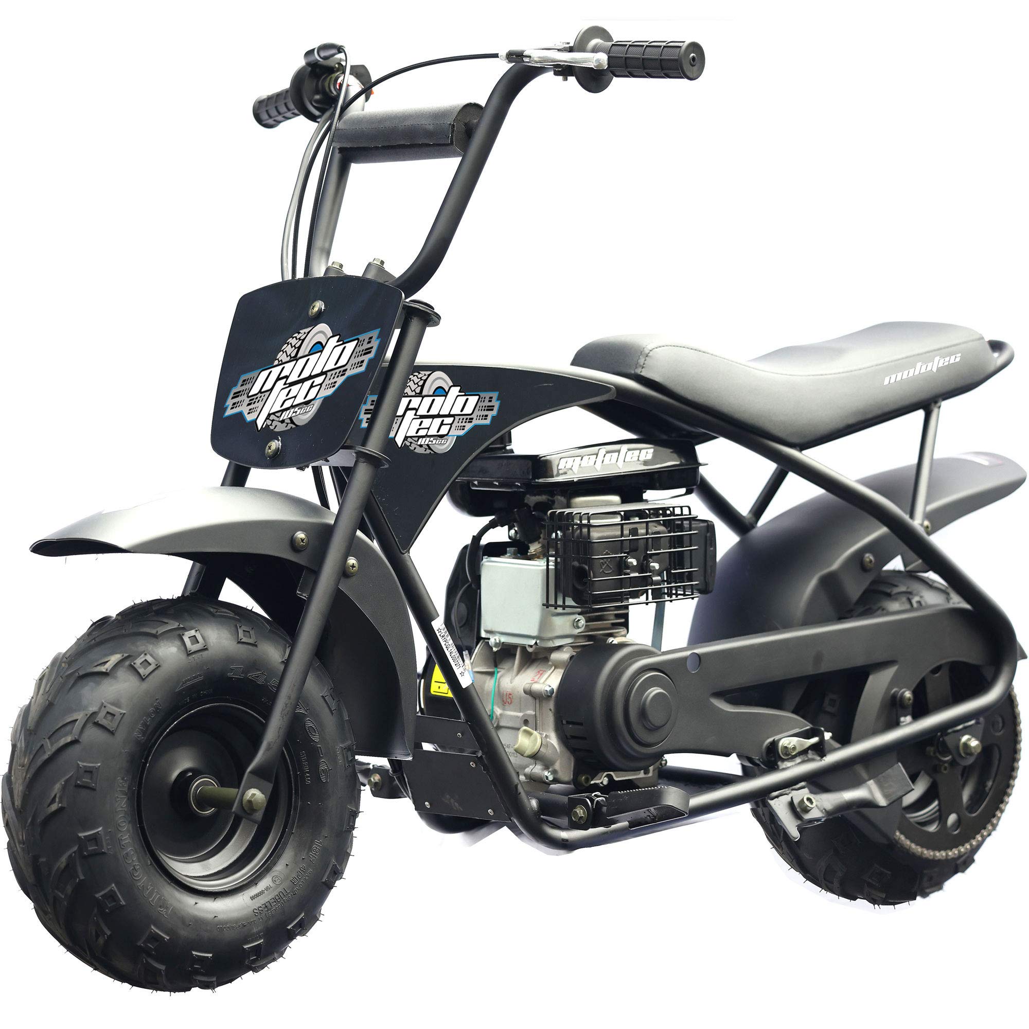 105cc 3.5HP Gas Powered Mini Bike, Black, (MT-MiniBike-105cc_Black) - Image 2