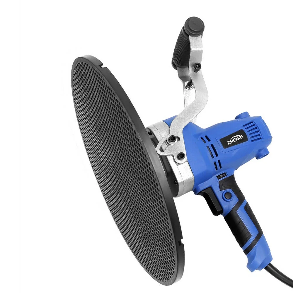 Fetcoi 850W Handheld Drywall Sander, Electric Wall Sander Smoothing Polishing Machine 1-4 Adjustable Speed for Concrete Cement Mortar (Blue) - Image 3