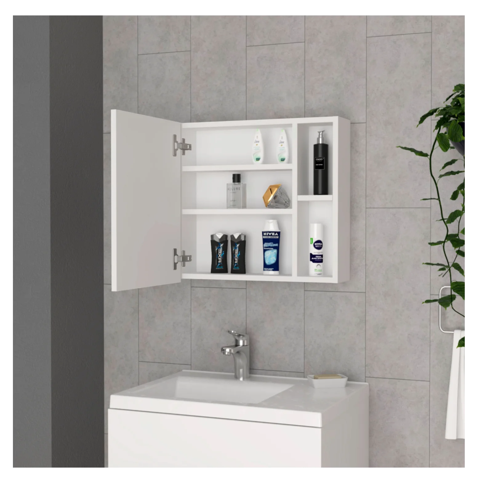 Black Tall Storage Cabinet with 3 Drawers and Adjustable Shelves for Bathroom, Study, Office and Interior, MDF Board with Painted Finish Black + MDF - Image 45