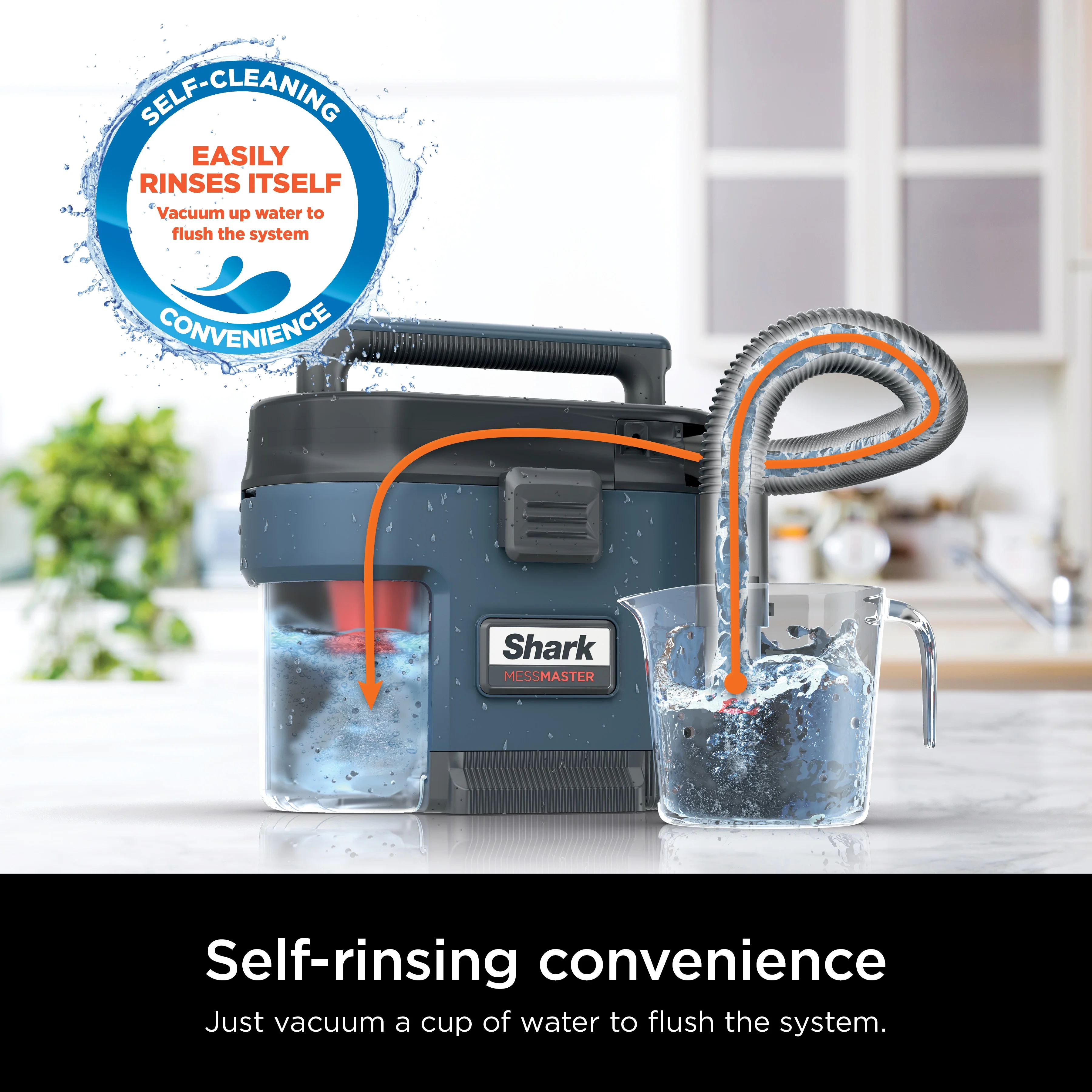 Shark MessMaster Portable Wet and Dry Vacuum for Home, Shop, Garage, 1 Gallon, Corded - Image 28