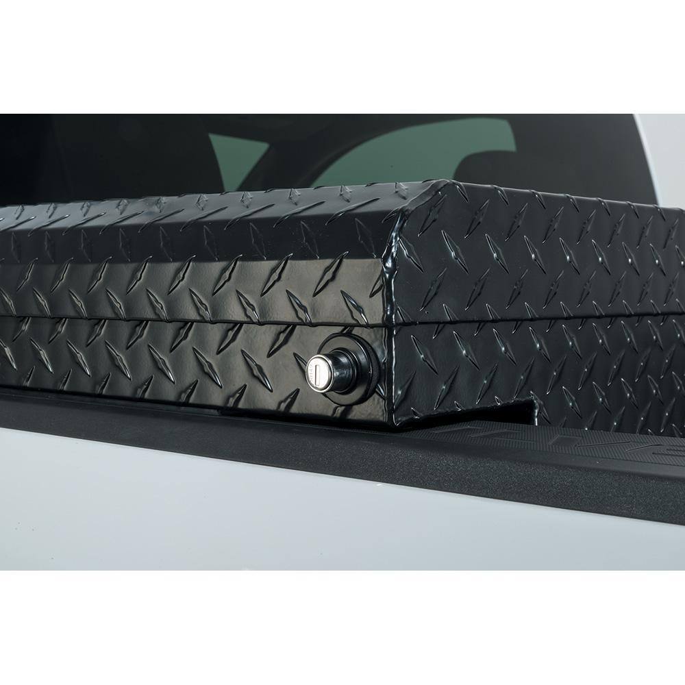 61.86 Matte Black Aluminum Low Profile Truck Box for Mid-Size Trucks - Image 7