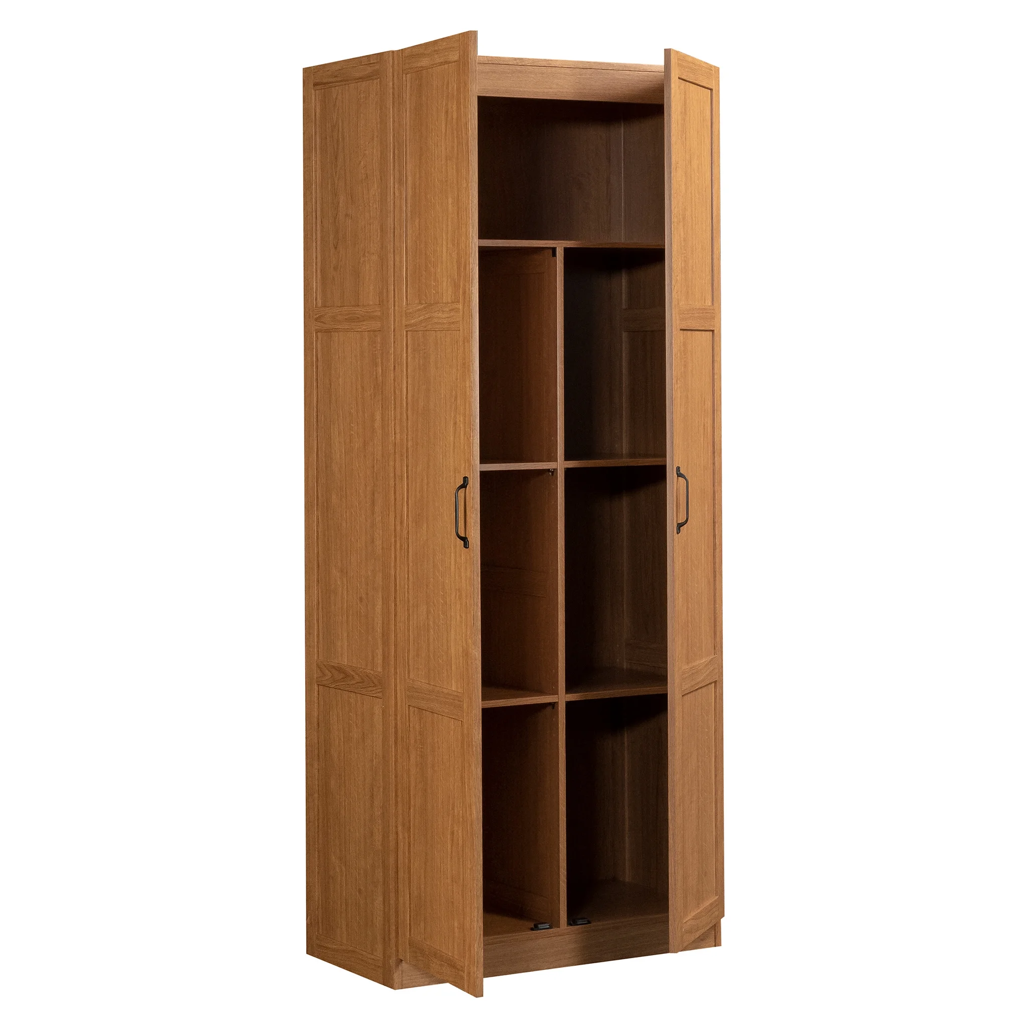 Sauder Select 2 Door Storage Cabinet, Reclaimed Pine Finish - Image 50
