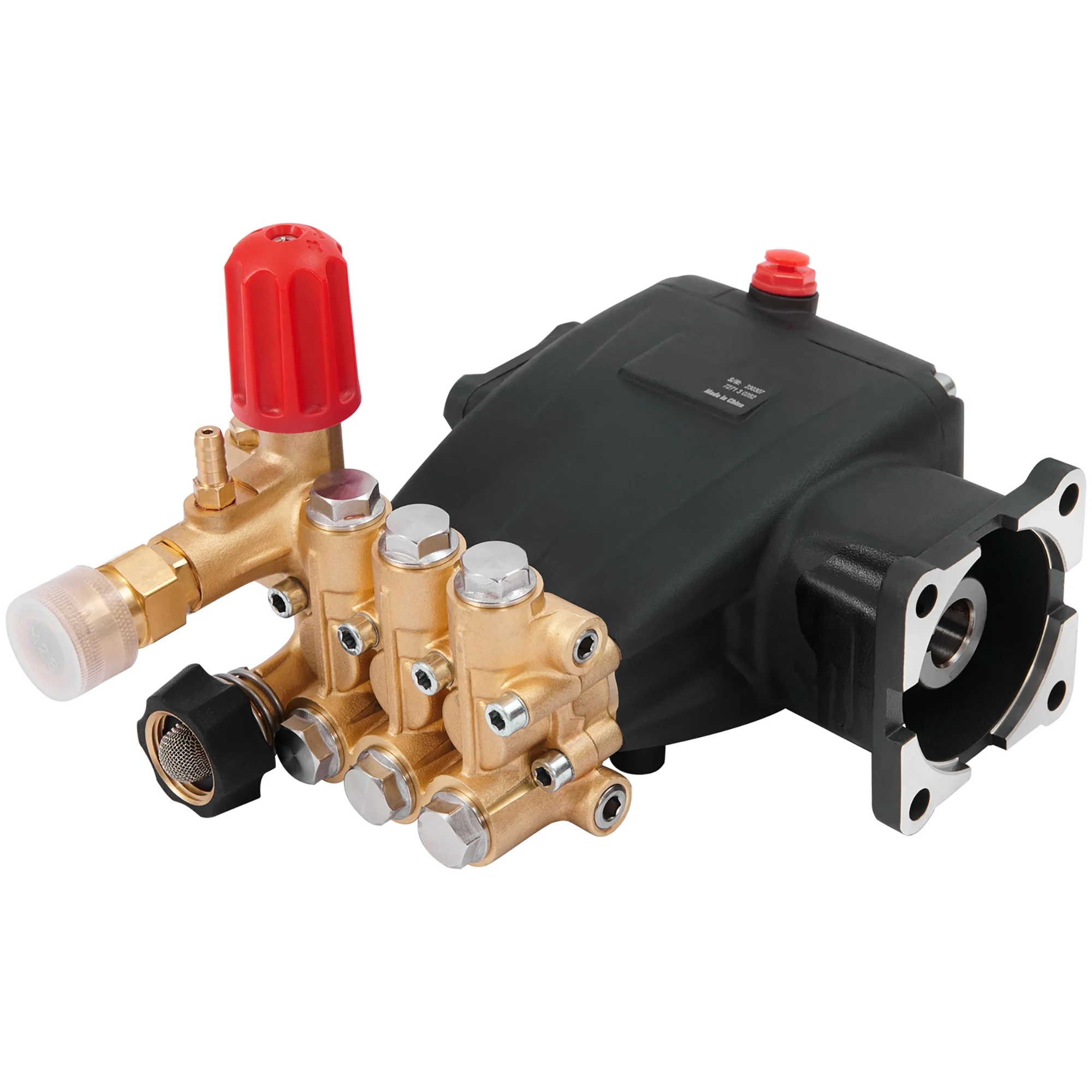 KFFKFF Pressure Cleaning Pump, Triplex Plunger with 3/4" Shaft, 3700 PSI, 2.5 GPM, Substitute Power Cleaning Pumps Set, Component Cleaning Pump, Fits Simpson MorFlex Models 40224, 40225, 40226 - Image 3