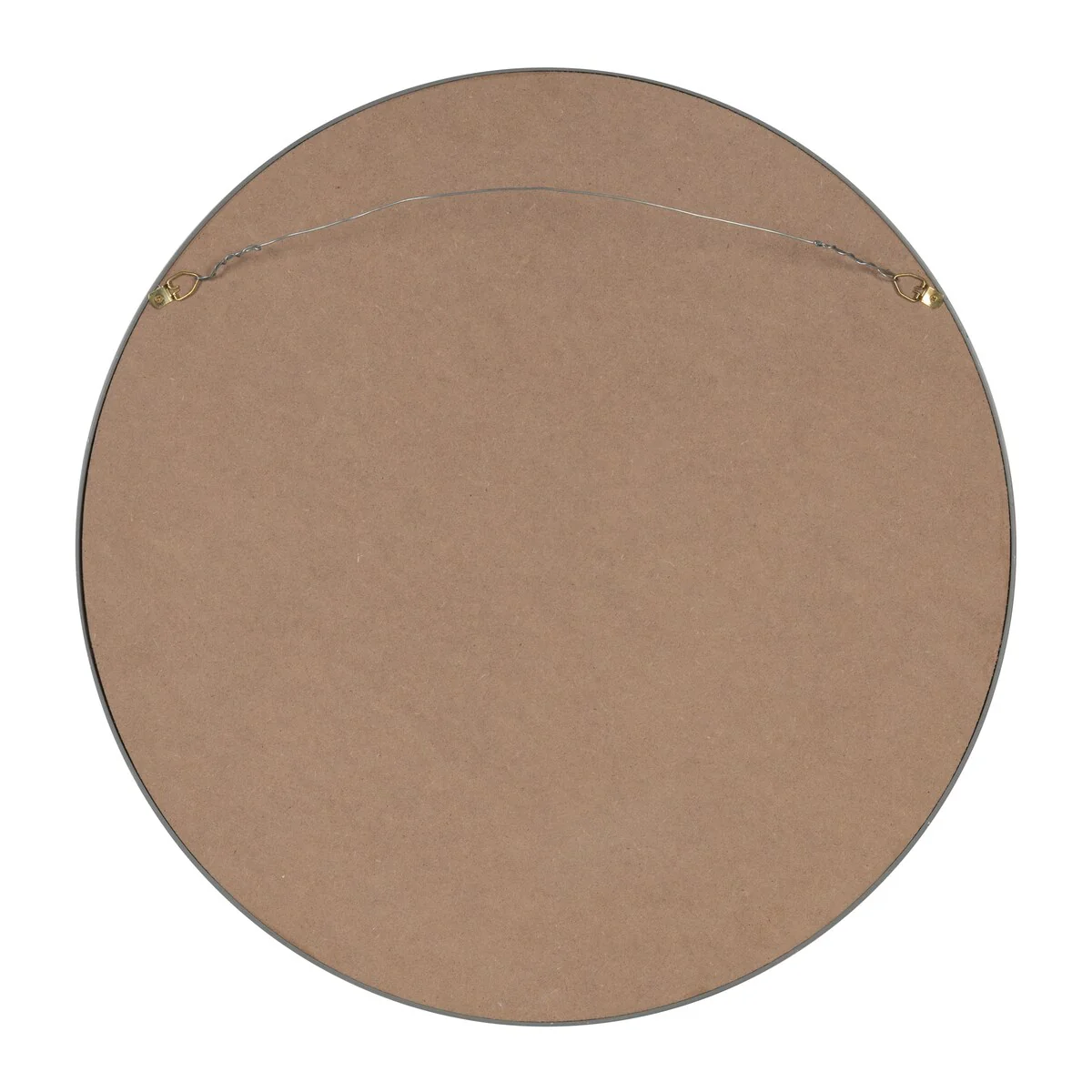 Round Wood Accent Wall Mirror, Modern Decorative Wooden Frame Mirror for Living Room, Bedroom and Entryway - Image 24