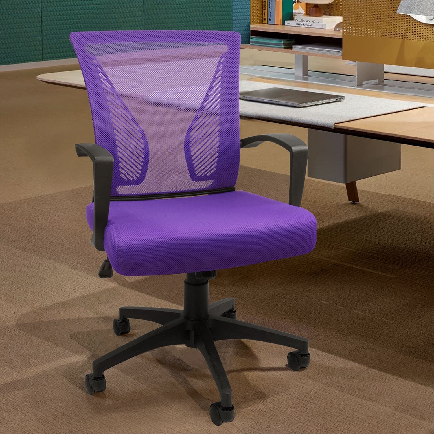 Ergonomic Mesh Office Chair with Lumbar Support, Breathable Computer Desk Chair - Image 47