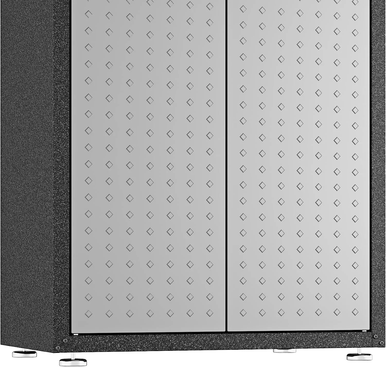 Manhattan Comfort Fortress Standing Cabinet Storage, Black/Gray - Image 9