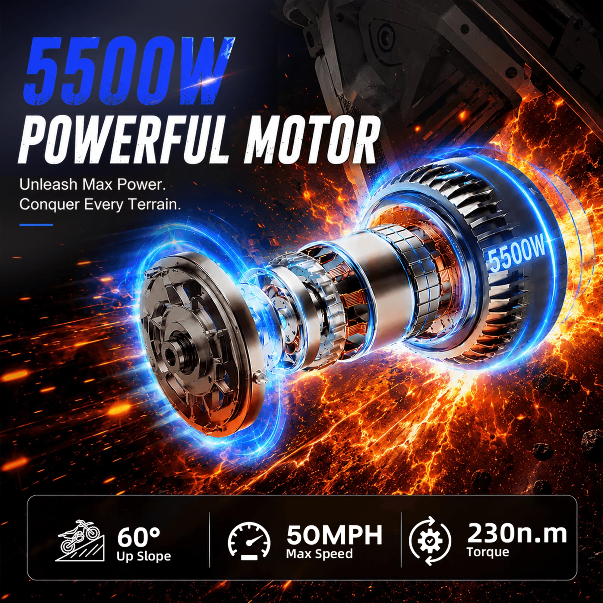 Evoltrix Electric Dirt Bike 3600W 39MPH - Image 3