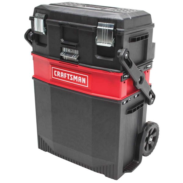 22" Rolling Tool Box – 1-Drawer Lockable Metal Chest with Wheels - Image 2