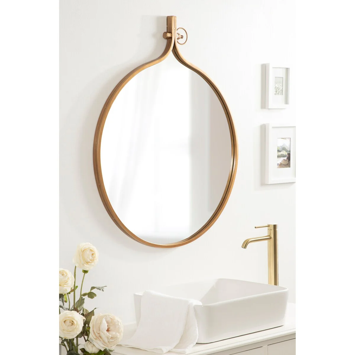 Modern Round Wall Mirror, Decorative Circular Accent Mirror for Living Room, Bedroom and Entryway - Image 29