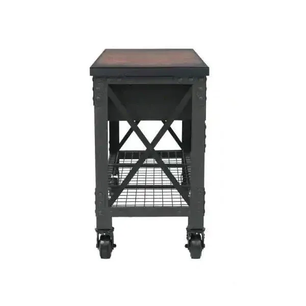 Building Products 72 in. 3-Drawers Rolling Industrial Workbench and Wood Top Configuration B - Image 4