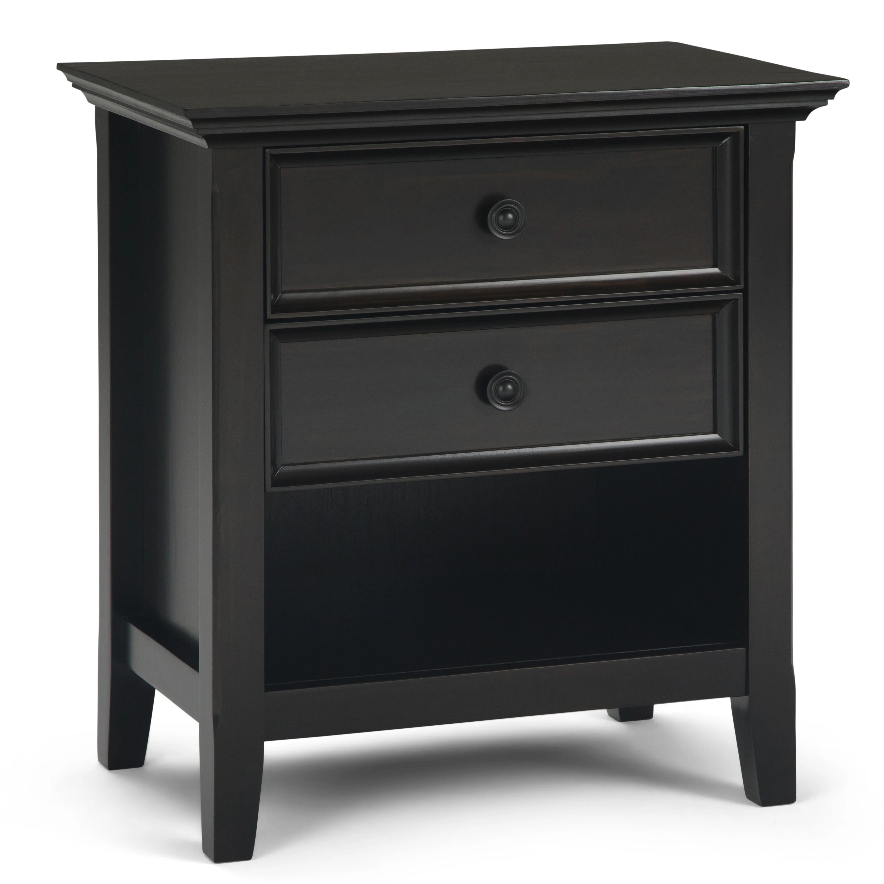 24 Inch Wide Solid Wood Nightstand, Bedside Table and Bedroom End Table - Image 2