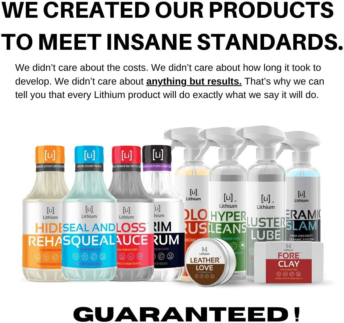 Lithium Double Tap Car Wash Shampoo is An Extremely Unique Blend of PH Balanced Cleaning Soap, Essential Oils, and Eucalyptus. A Combination That Lubricates, While It Cleans and Rehydrates your Paint - Image 6