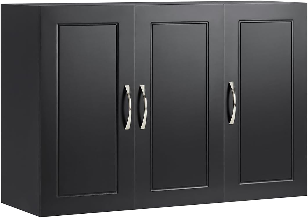 Bathroom Wall Cabinet, Large 3-Door, 23.6 x 11.8 x 35.4 in, White - Image 7