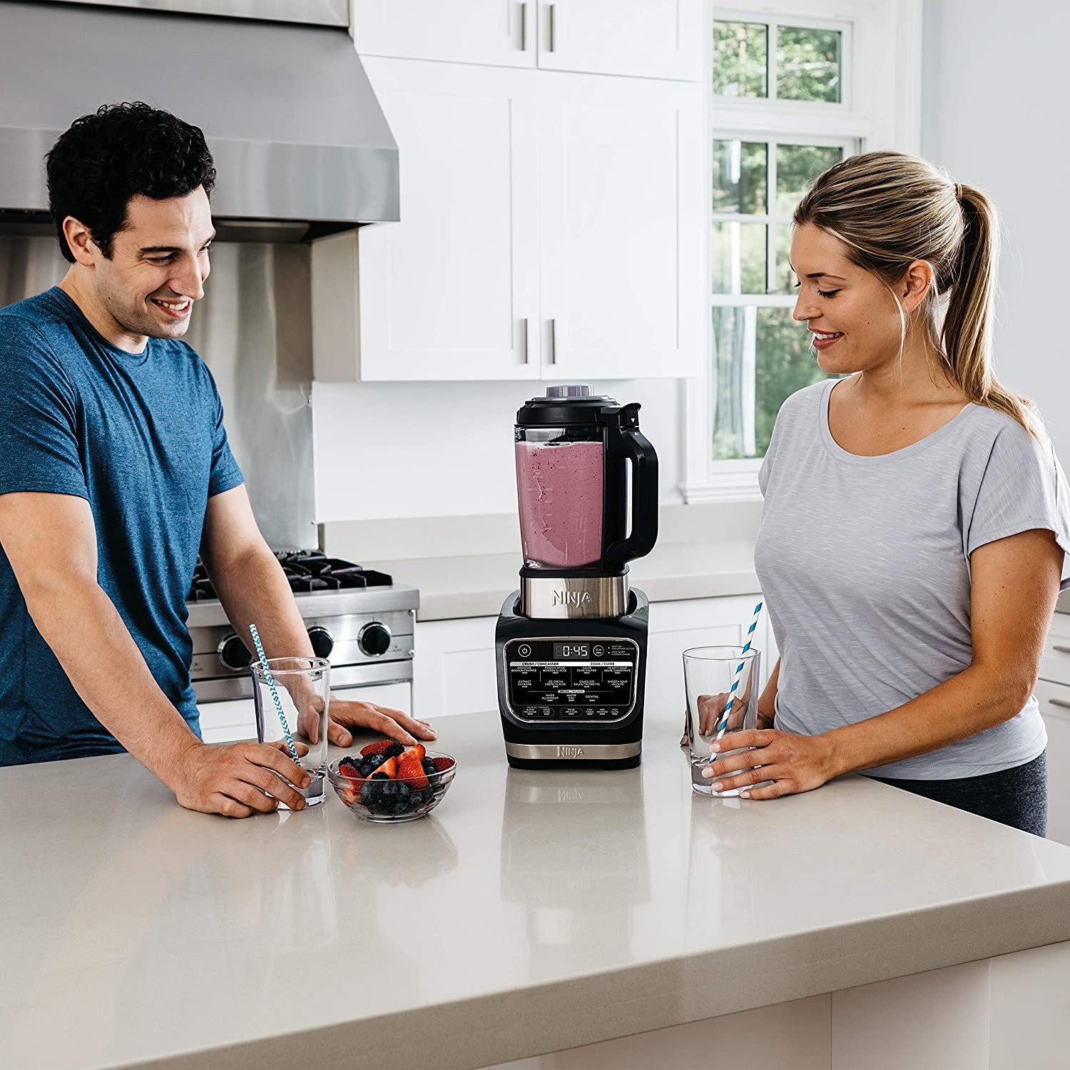Cold& Hot Blender With 1400 Peak Watts Nonstick Glass Pitcher (HB152), 64 oz, Black Configuration B - Image 7