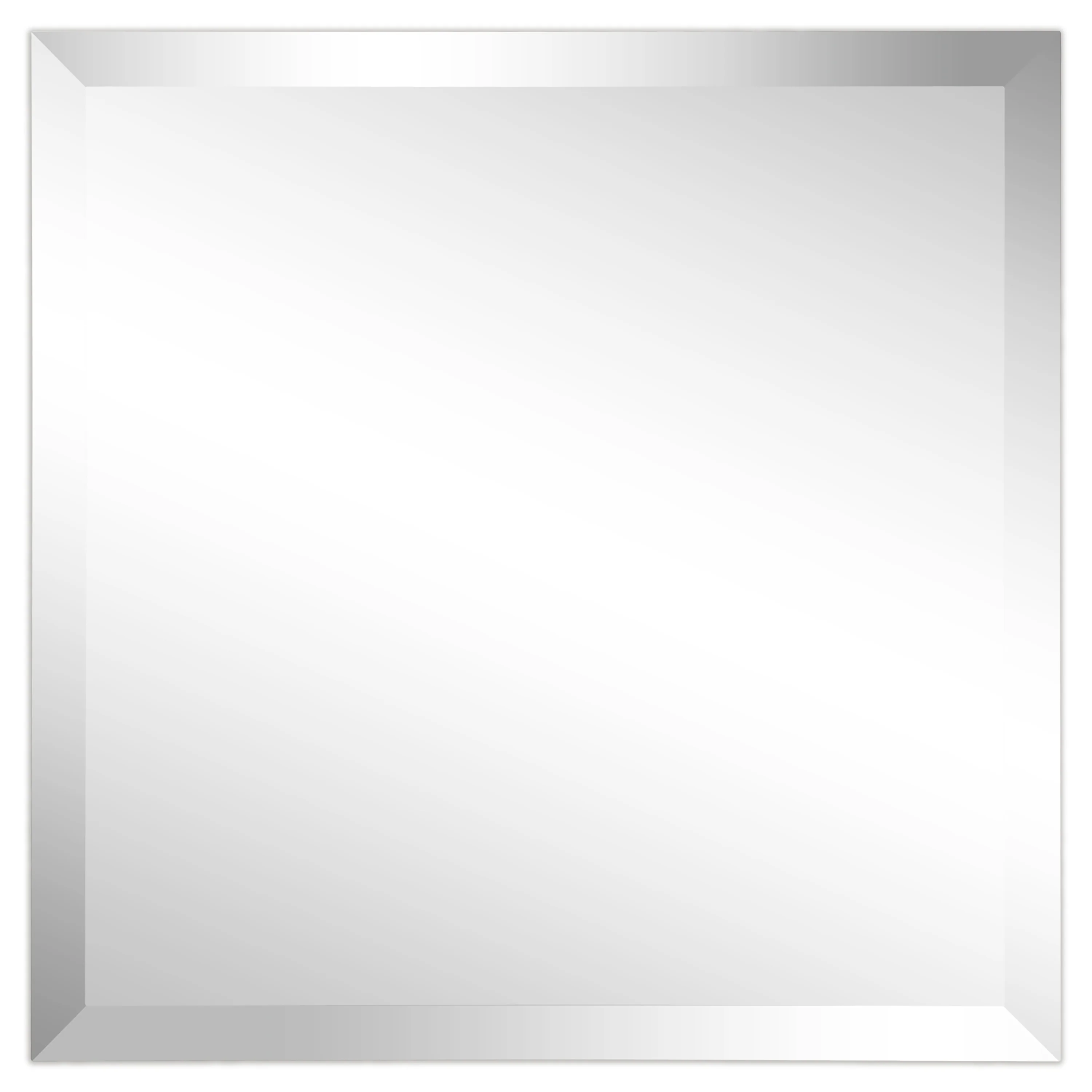 Frameless Beveled Prism Wall Mirror, Clear Square or Rectangular Decorative Mirror for Bathroom, Bedroom and Home Decor - Image 26