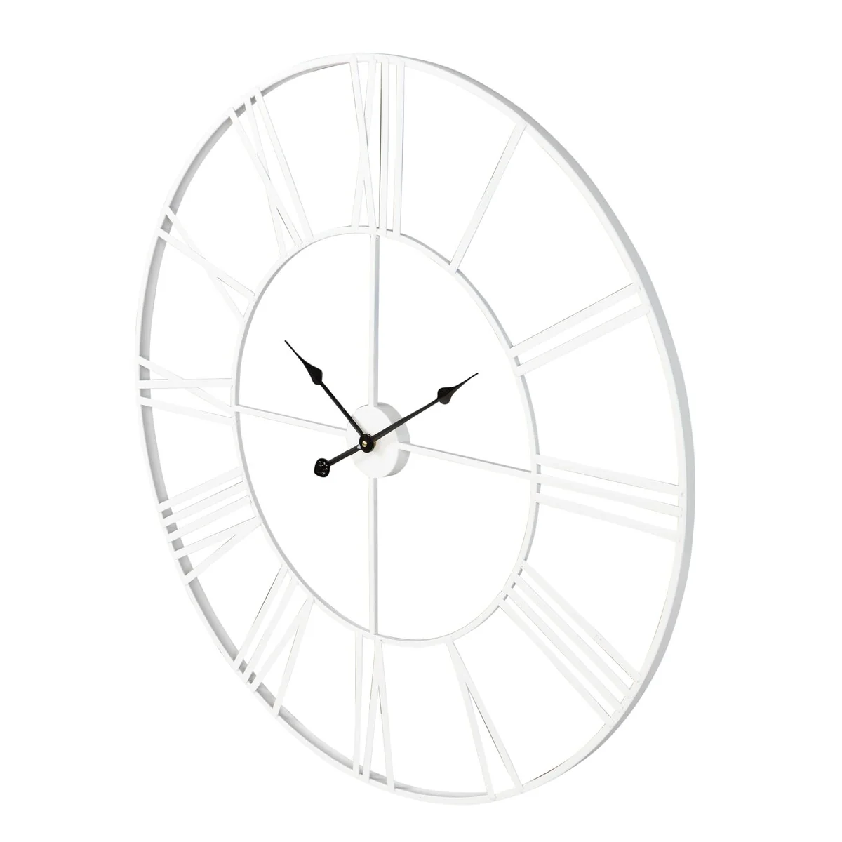 Modern Round Metal Wall Clock, Decorative Circular Hanging Clock for Living Room, Bedroom and Office - Image 56