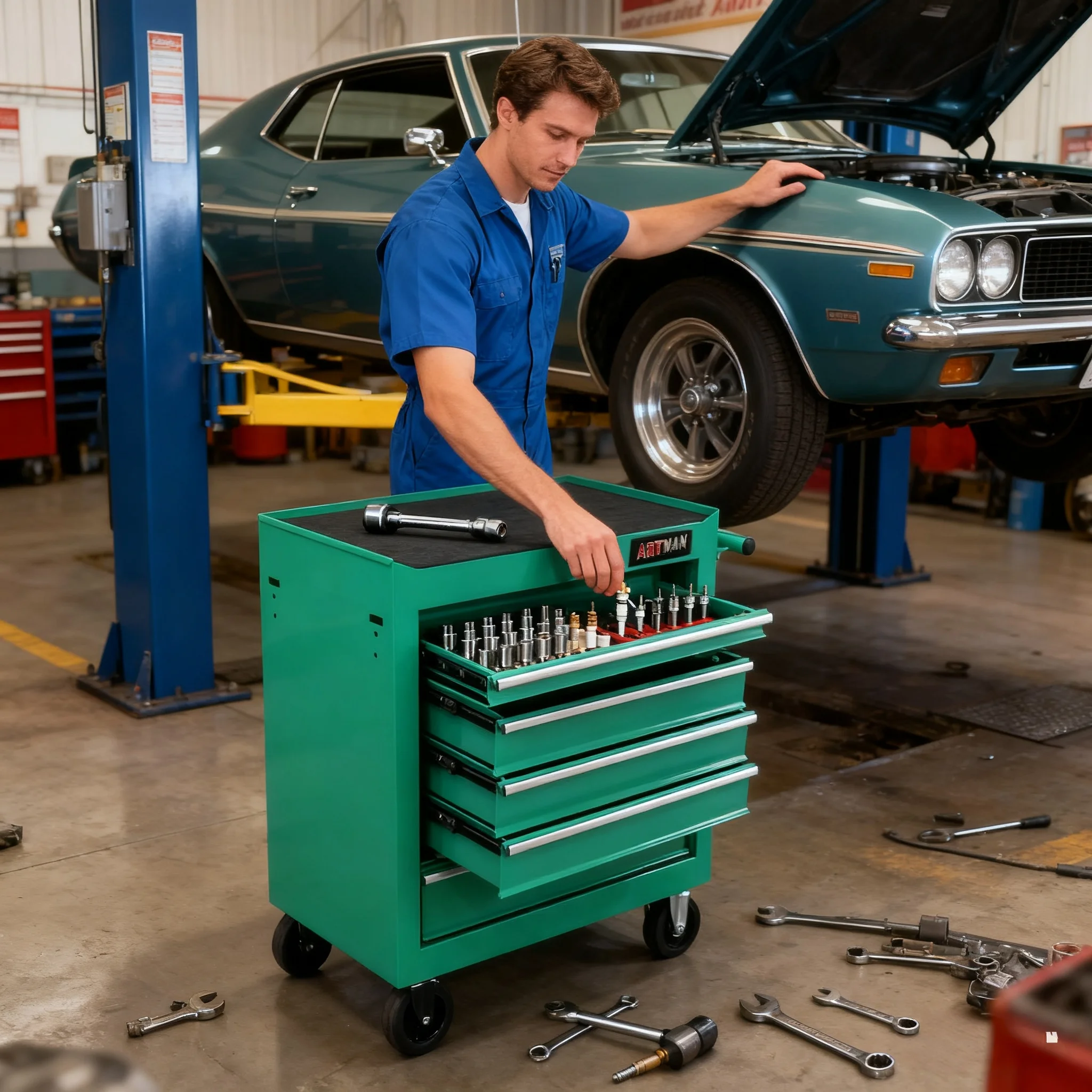 ARTMAN 7 Drawer Tool Rolling Storage Cart ,Tool Boxes Tool Chest with Wheels and Drawers for Garage Workshop Warehouse - Image 19