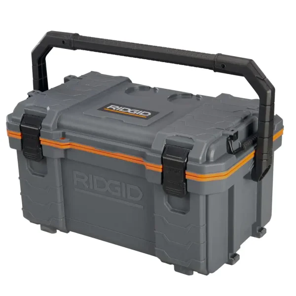 27Qt Cold Box – High-Impact Resin Cooler with Carry Handle