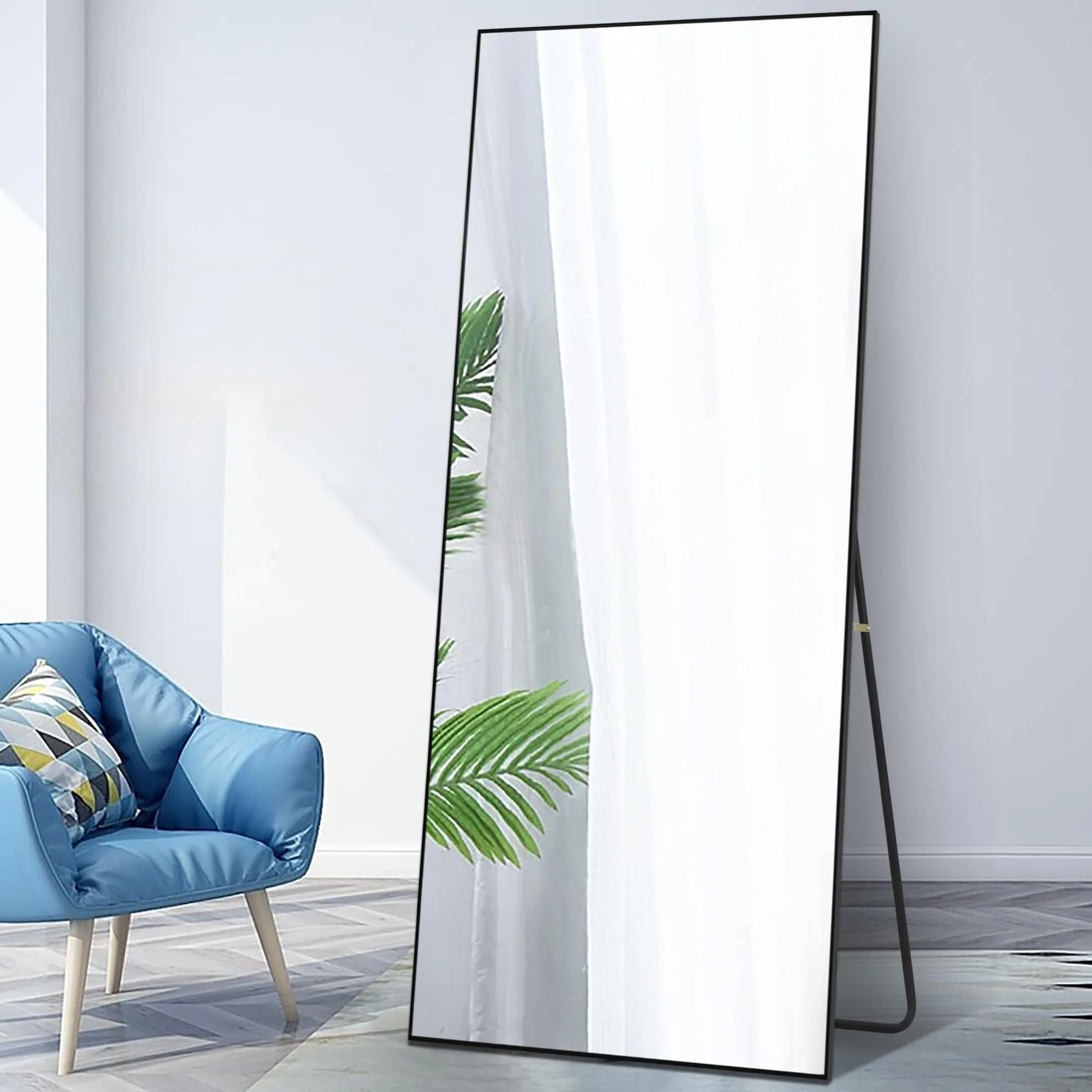 Large Full Length Wall Mounted Mirror, Full Body Dressing Mirror for Bedroom, Entryway and Home Decor - Image 2