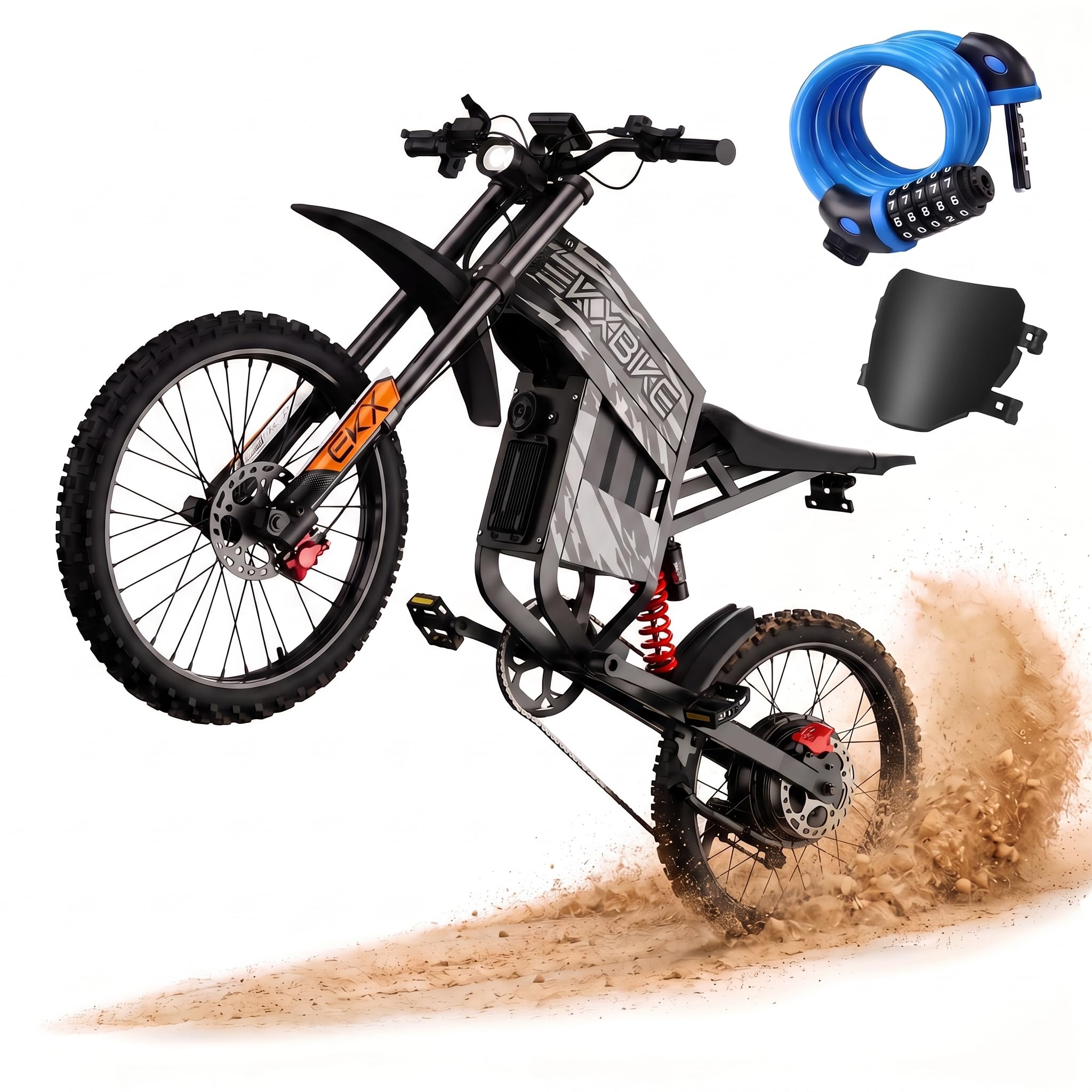 7000W/8000W 60MPH Electric Dirt Bike for Adult Electric Motorcycle - Image 2