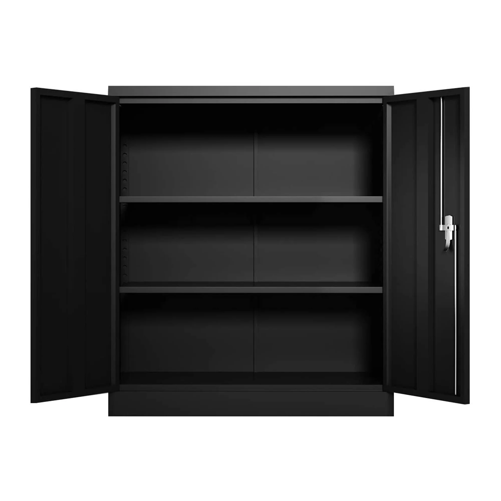 Aobabo 72 Inch Locking Storage Cabinet w/ Adjustable Shelves, Gray - Image 14