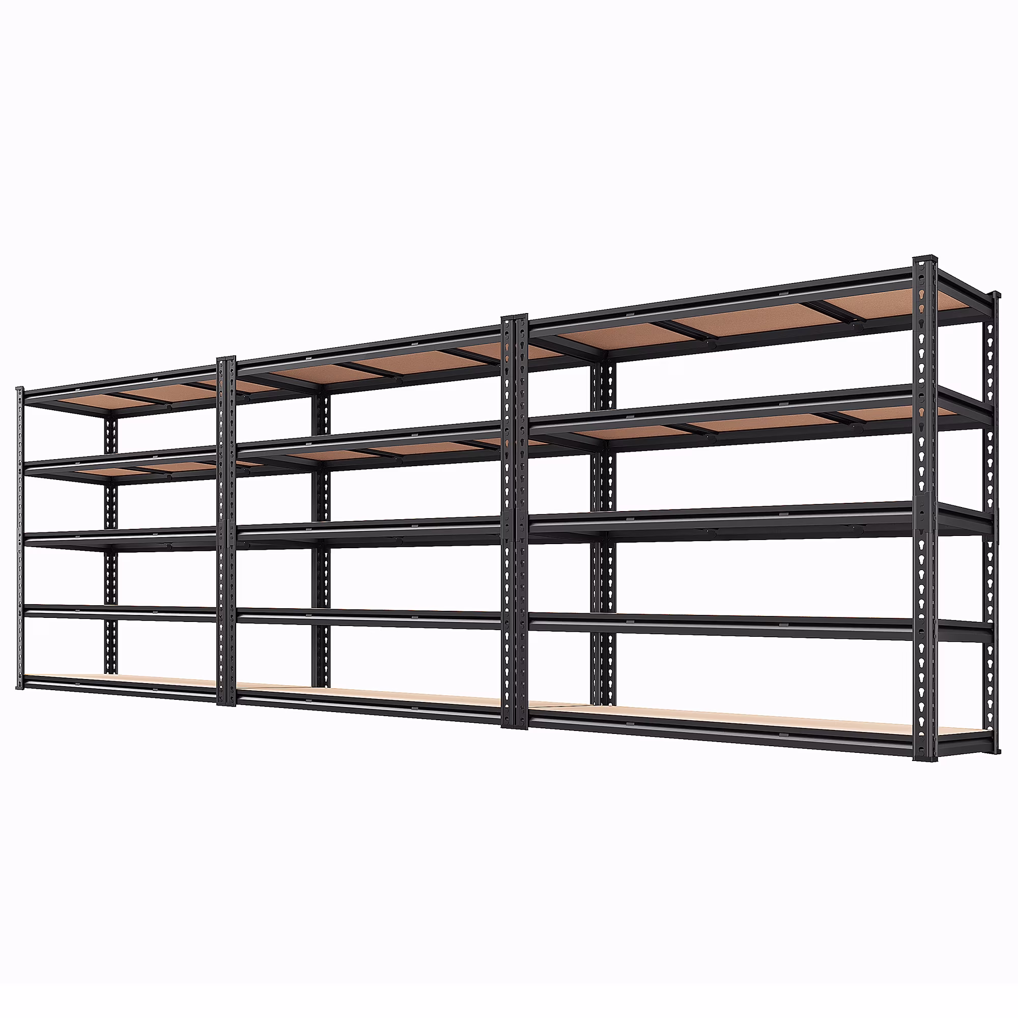 REIBII Adjustable Steel Heavy Duty Garage Storage Shelf,48"W x 24"D x 72"H,3020 LBS - Image 3