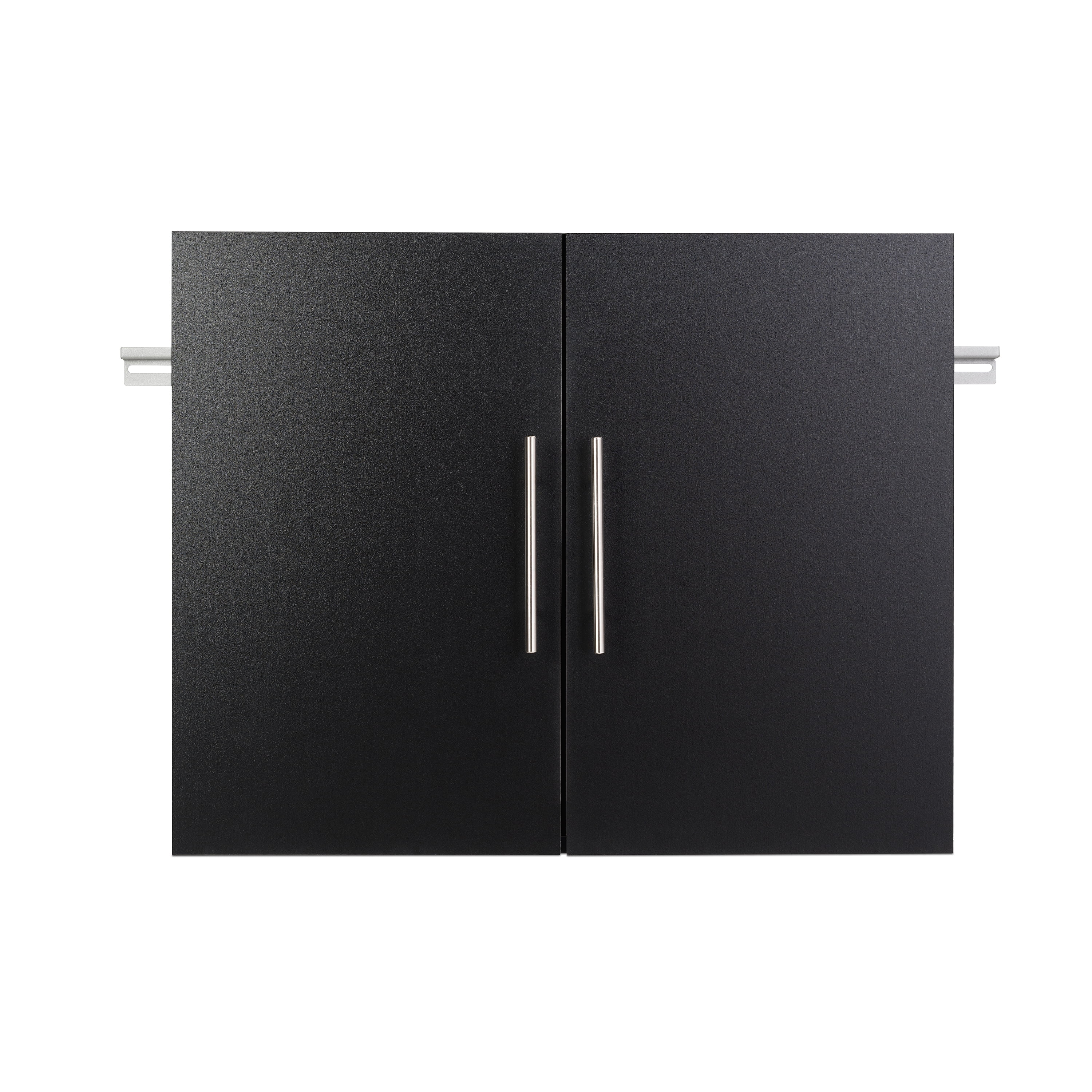 Prepac HangUps 30" Upper Wooden Garage Storage Cabinet in Black - Image 21