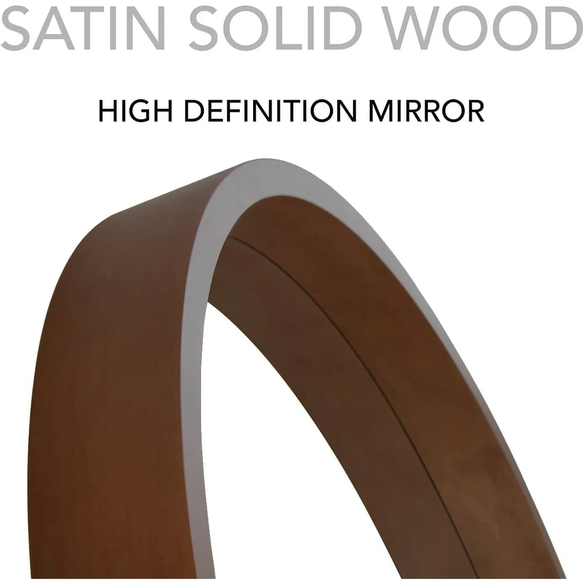 Classic Farmhouse Round Wall Mirror, Wooden Frame Decorative Accent Mirror for Living Room, Bedroom and Entryway - Image 34