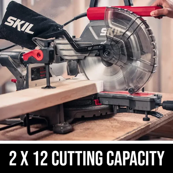 10-in 15-Amp Dual Bevel Sliding Compound Corded Miter Saw - Image 5
