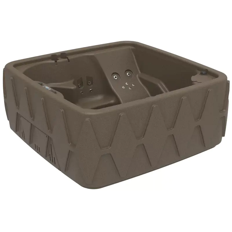 Square Plug And Play Hot Tub with Ozonator - Image 4