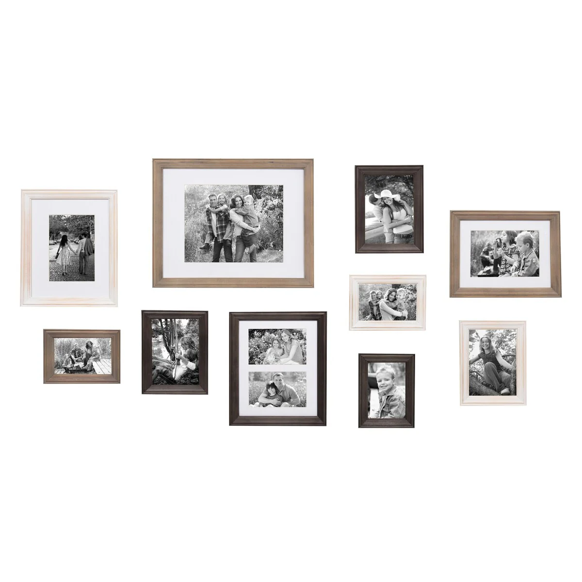 10-Piece Wood Gallery Wall Picture Frame Set, Decorative Photo Display Frames for Living Room, Bedroom and Home Decor - Image 14