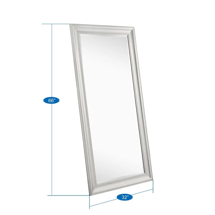Tall Beaded Full Length Mirror, Oversized Full Body Standing Mirror with Decorative Frame for Bedroom, Dressing Room and Home Decor - Image 14