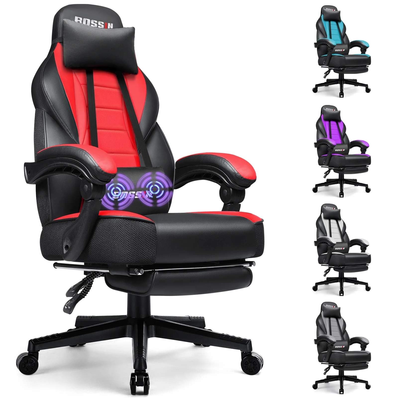 Racing Style Gaming Chair, 300 lbs Big and Tall High Back Computer Chair - Image 5
