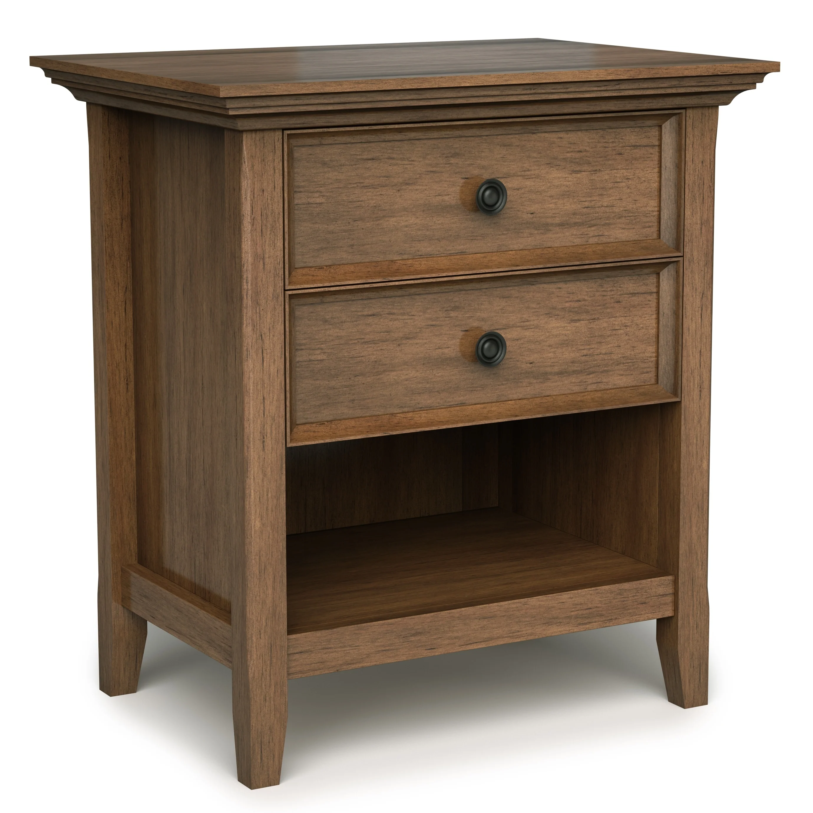 24 Inch Wide Solid Wood Nightstand, Bedside Table and Bedroom End Table - Image 48