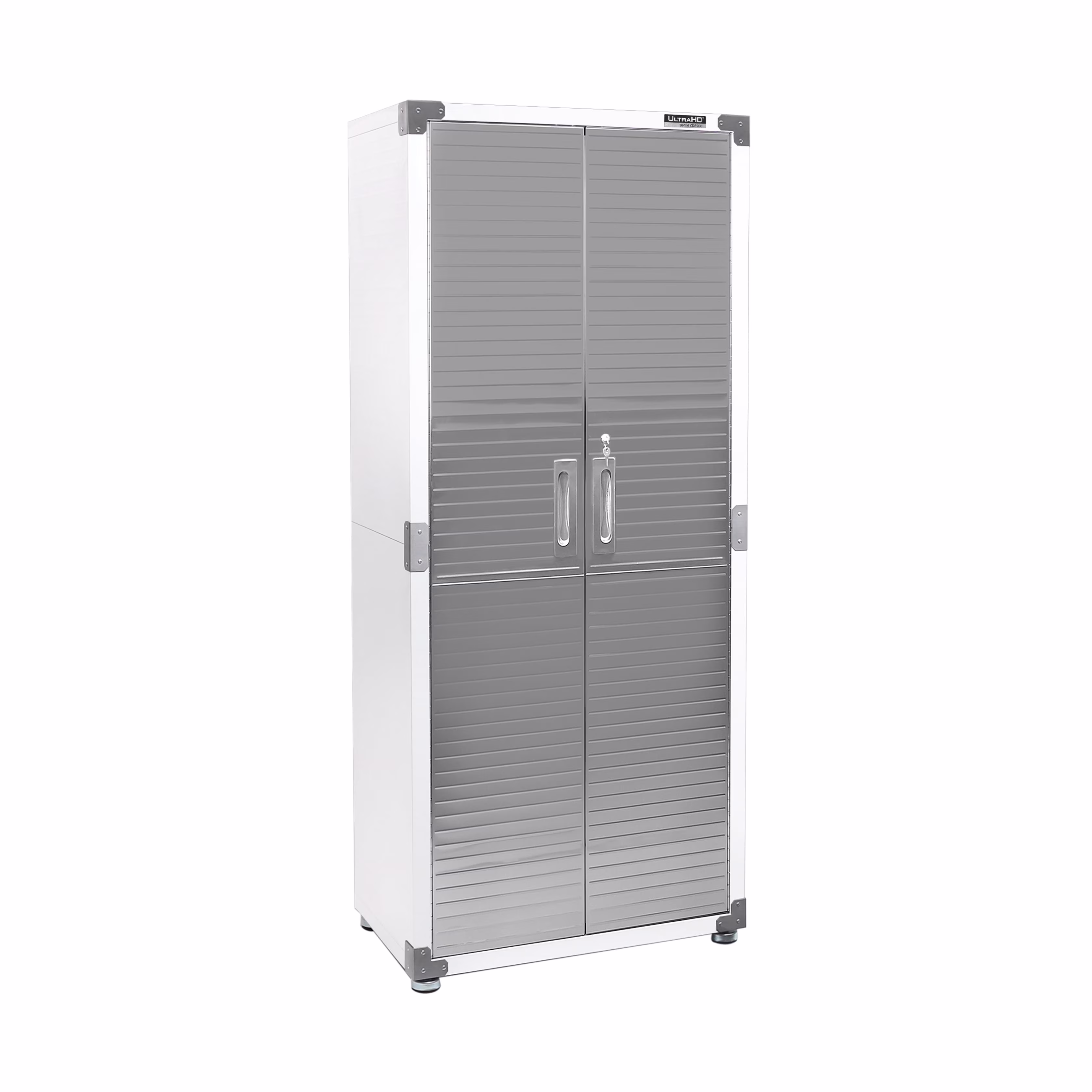 Seville Classics UltraHD? Steel Body Lockable Storage Cabinet Organizer Locker Shelving Unit, Graphite, 30" W x 18" D x 72" H - Image 5