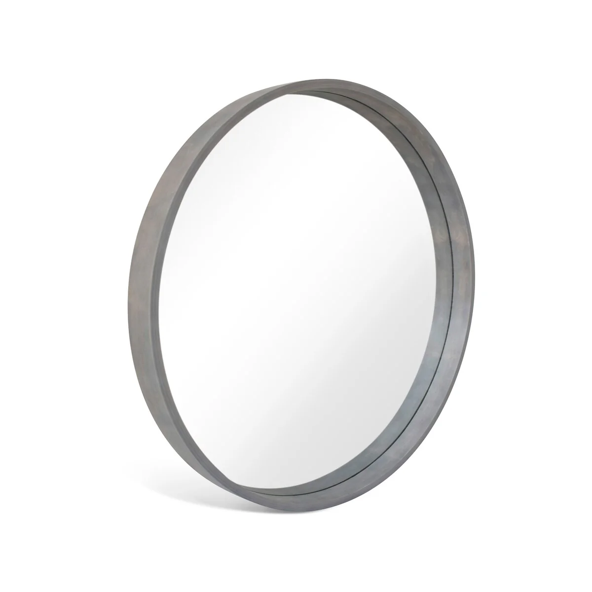 Classic Farmhouse Round Wall Mirror, Wooden Frame Decorative Accent Mirror for Living Room, Bedroom and Entryway - Image 62