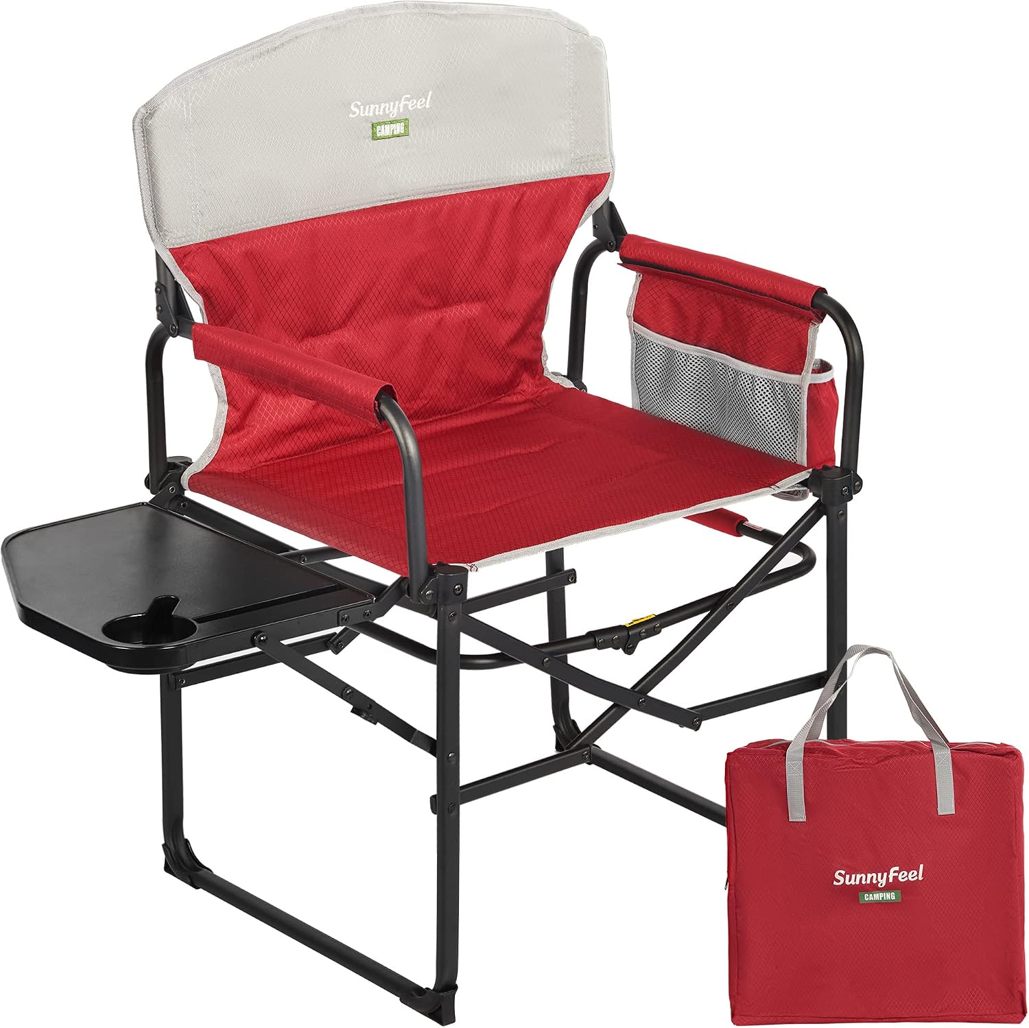 Oversized Directors Camping Chair for Adults with Side Table - Image 3