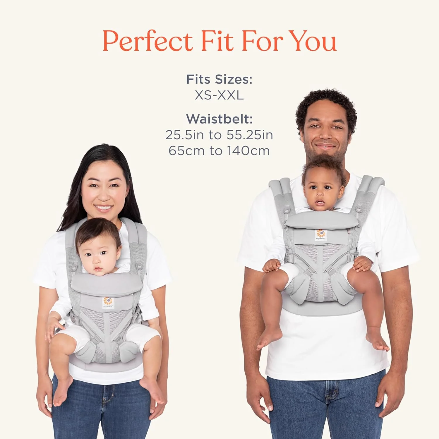 ERGOBABY Omni Classic All-Position Baby Carrier, Pearl Grey - Image 8