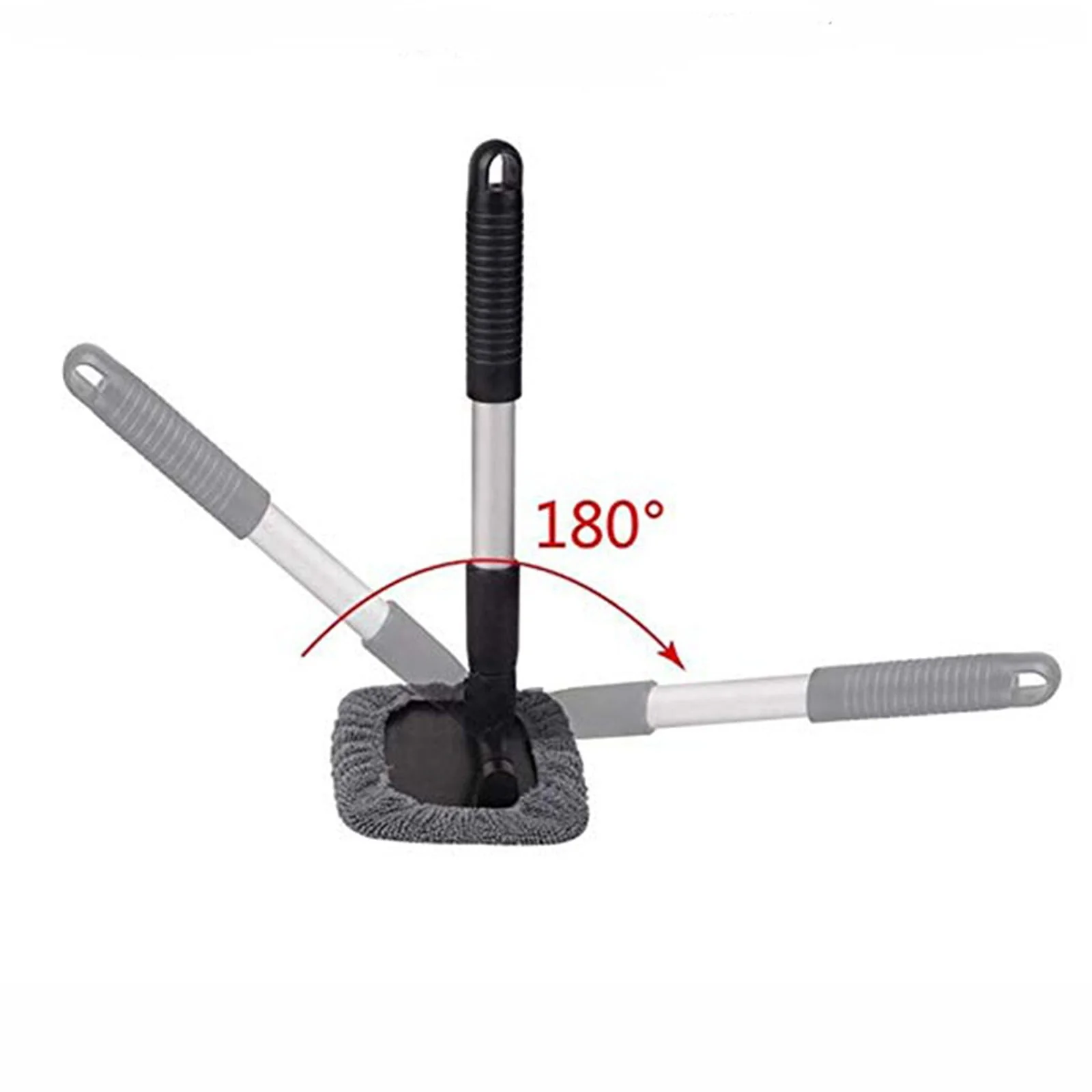 Lingouzi Car Cleaning Brush,extendable Windshield Cleaning Tool, Strong Absorbent Car Window Cleaner with 2 Pcs Washable Pads , Multifunctional Use Windshield Cleaner Tool Kit - Image 6