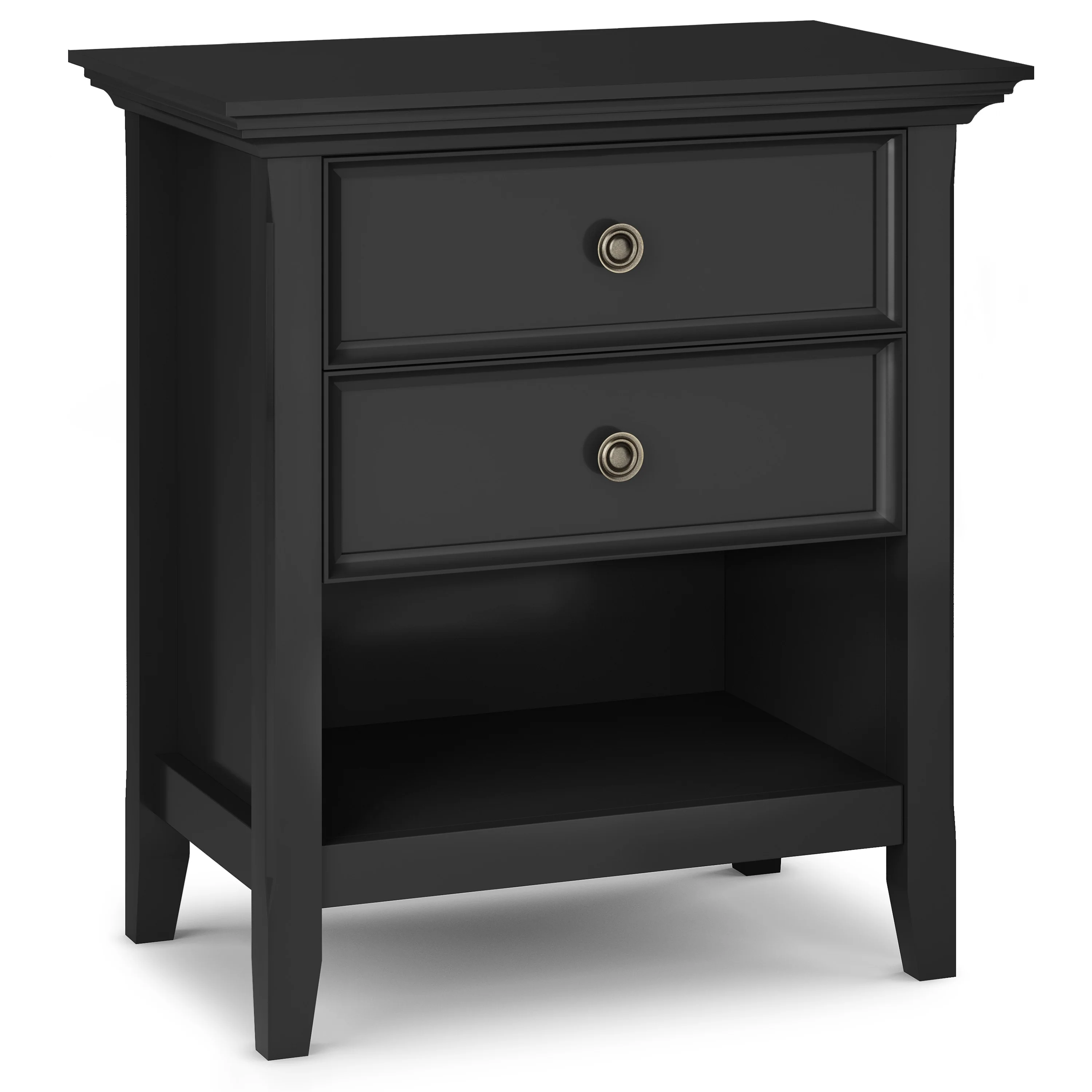 24 Inch Wide Solid Wood Nightstand, Bedside Table and Bedroom End Table - Image 68