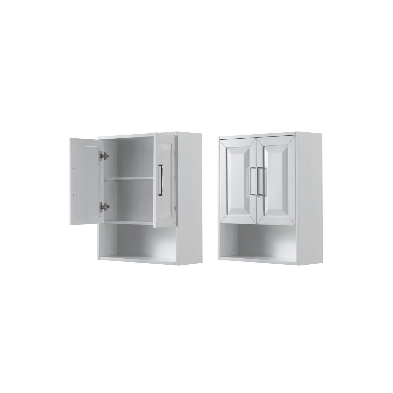 Wyndham Collection Daria Over-the-Toilet Bathroom Wall-Mounted Storage Cabinet in Dark Espresso with Matte Black Trim - Image 20