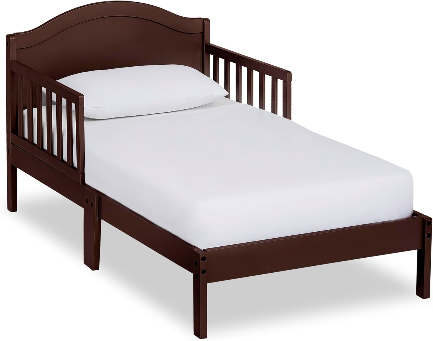Pinewood Toddler Bed, GREENGUARD Gold Certified, Blush Pink - Image 6