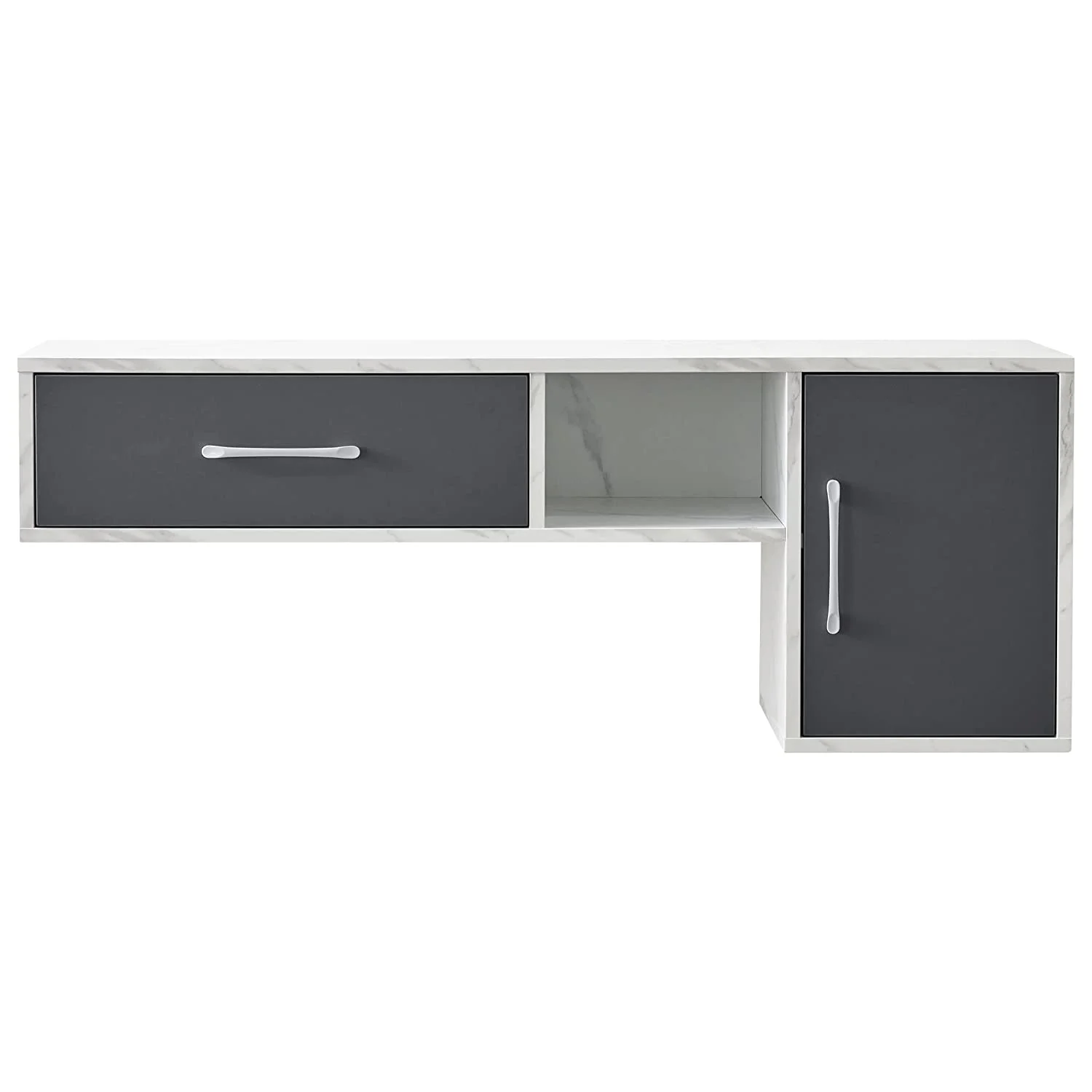 BarberPub Barber Wall Mount Station with Drawers, Beauty Multi-Functional Storage Cabinet 2530 - Image 17