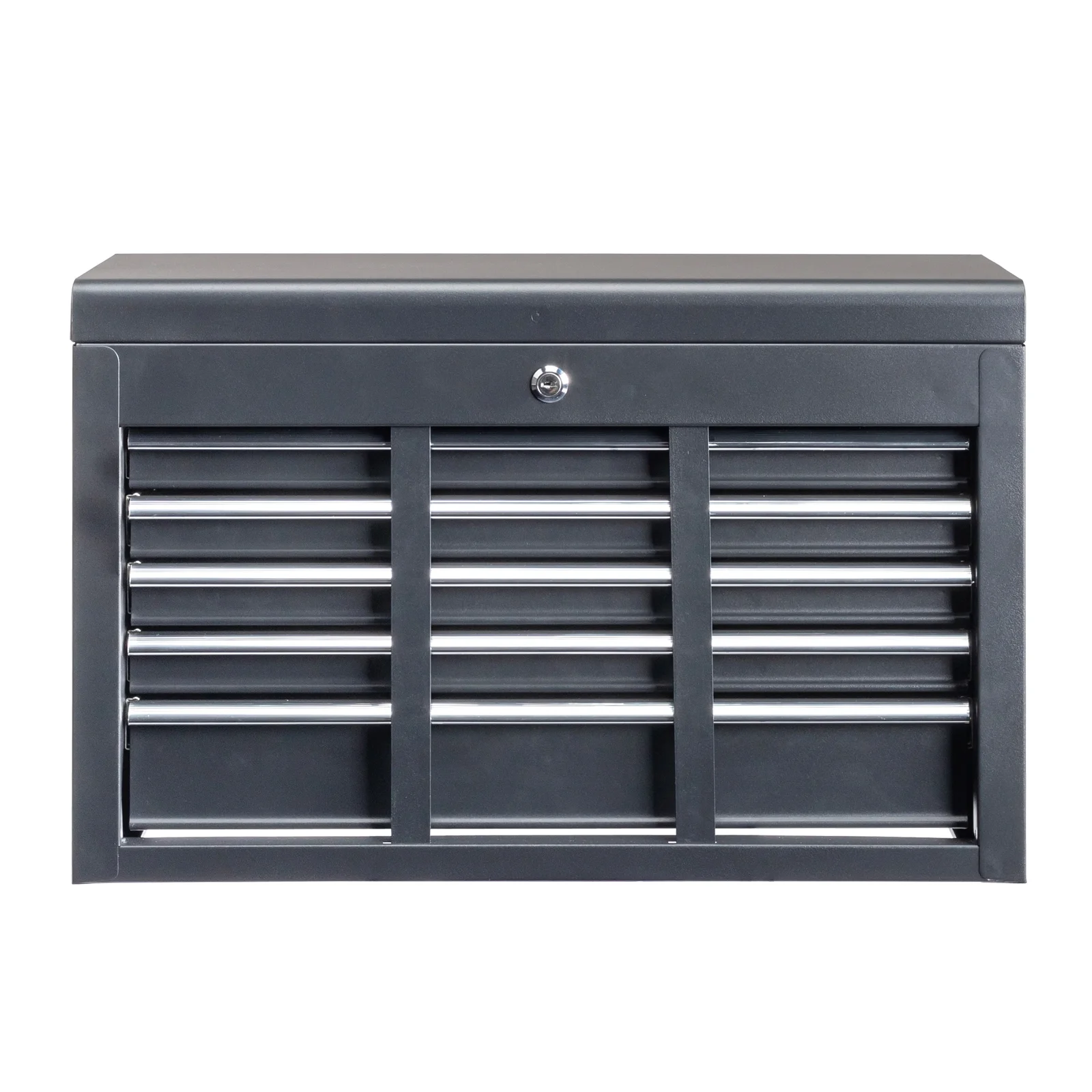 IVV Tool Storage Box Chest with 5 Drawers Steel Repair Tool Box with Lock and Key, Black - Image 4