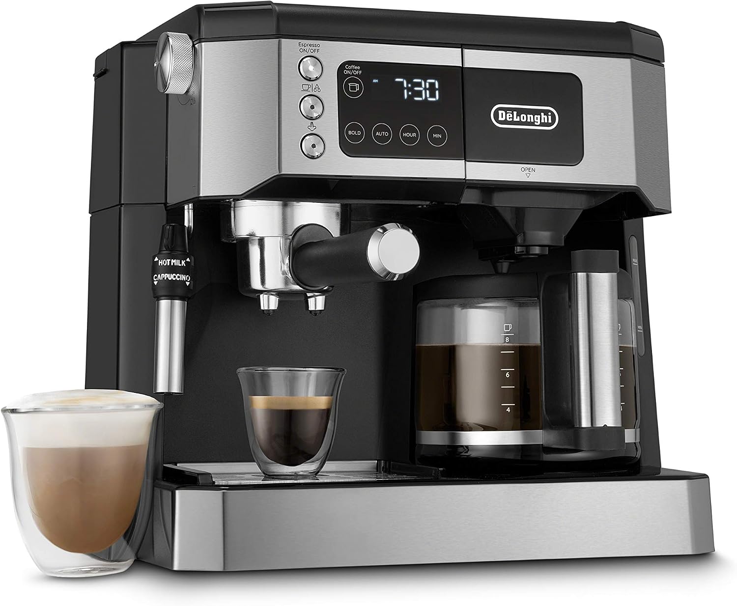 Classic Signature Espresso Machine, Adjustable Milk Frother - Image 2