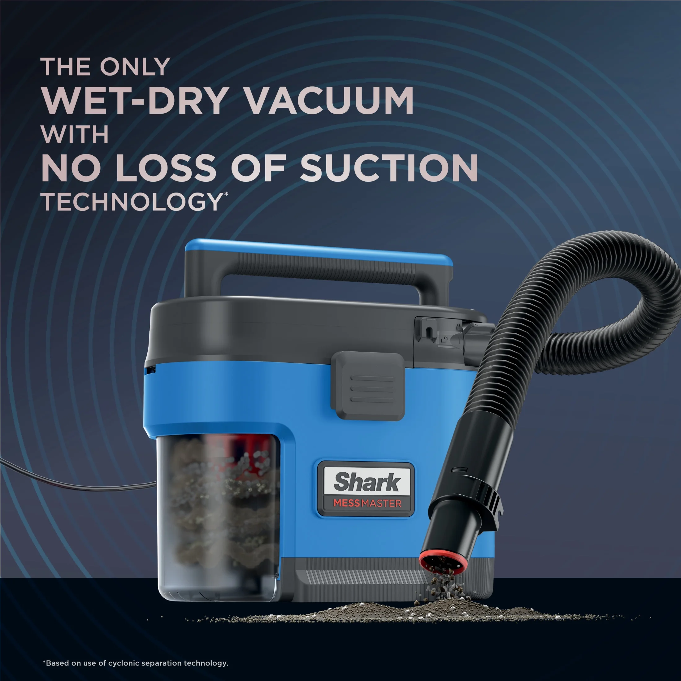 Shark MessMaster Portable Wet and Dry Vacuum for Home, Shop, Garage, 1 Gallon, Corded - Image 11