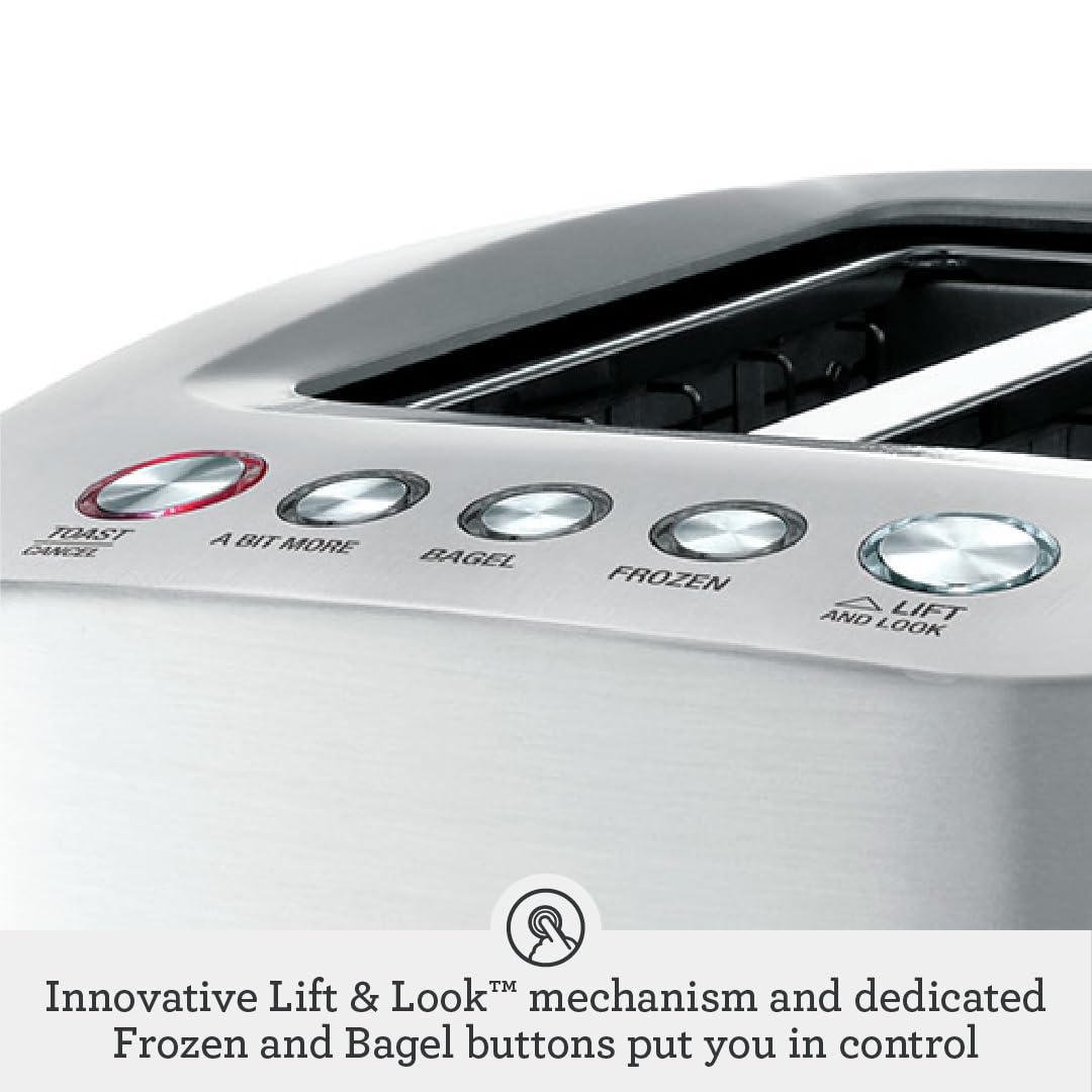 Die-Cast Smart Toaster, 2-Slice, Brushed Stainless Steel - Image 7