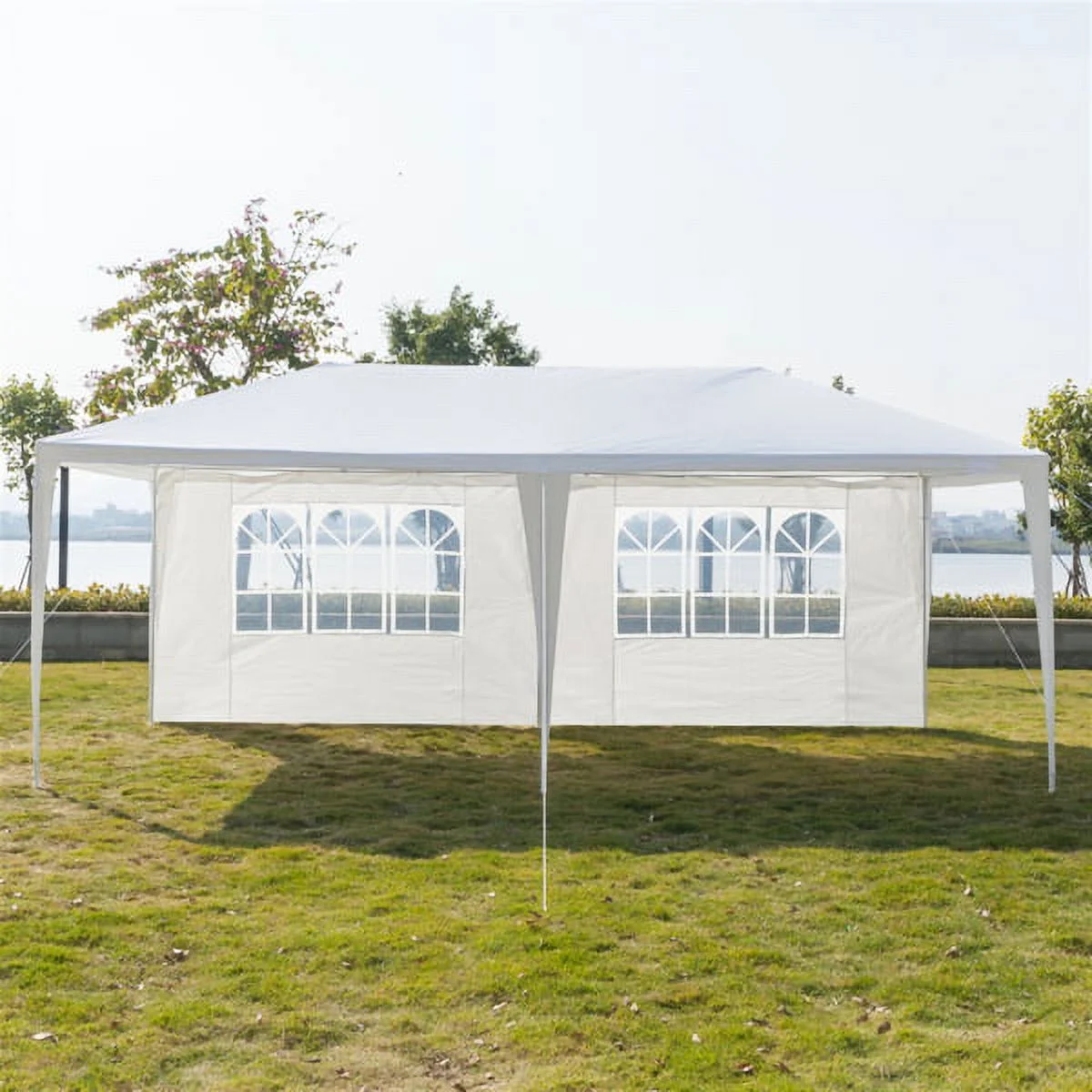 Mother's Day Sales - 10' x 20' Party Tent,Portable Wedding Party Tent,Patio Parties Tent BBQ Shelter Canopy Gazebo for Outdoor Events(10'x20' w/6 sidewalls) - Image 5