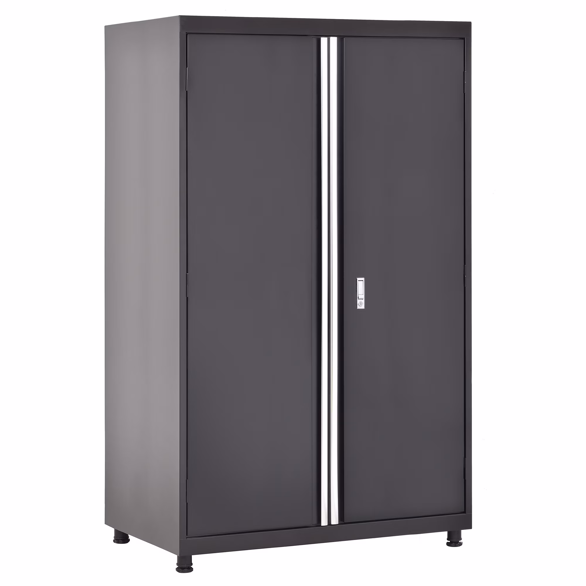 Muscle Rack Heavy-Duty Welded Steel Garage Storage Cabinet, Matte Black