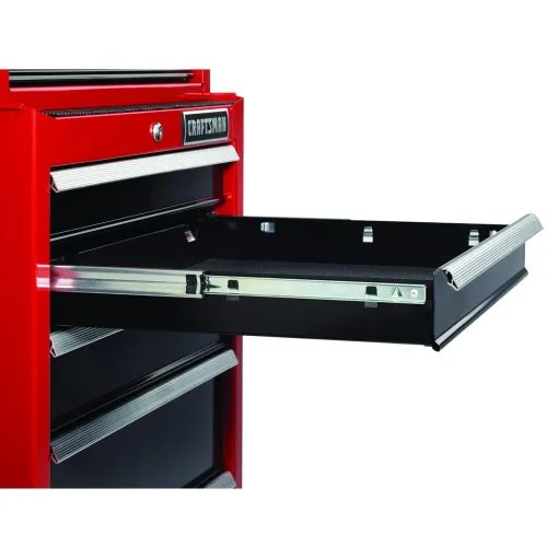 26 Inch 3-drawer Heavy-duty Ball Bearing Middle Chest Black - Image 3